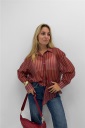 camicia leggermente trasparente trace